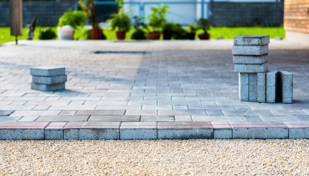 Cobblestone Driveway Installation in Southern Shops, SC